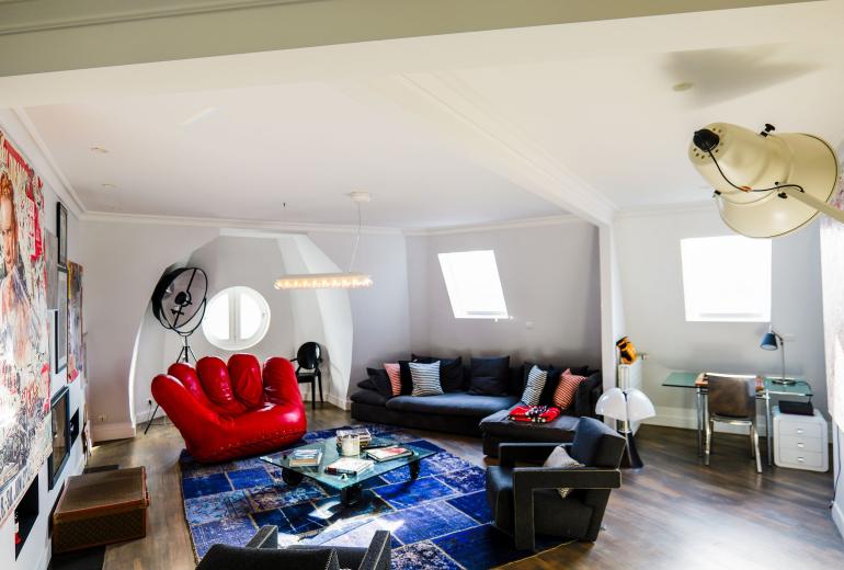 Par189 - Penthouse de 3 chambres à Muette