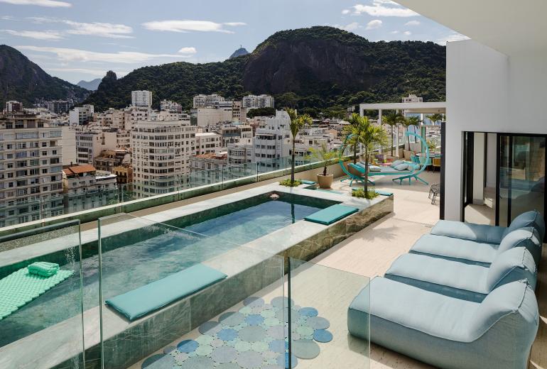Rio001 - Cobertura de luxo com piscina privada