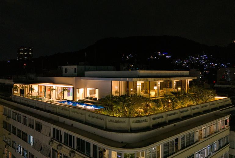Rio001 - Cobertura de luxo com piscina privada