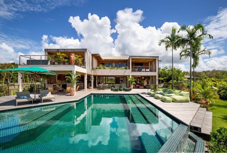 Bah092 - Casa arquitetônica de luxo em Trancoso