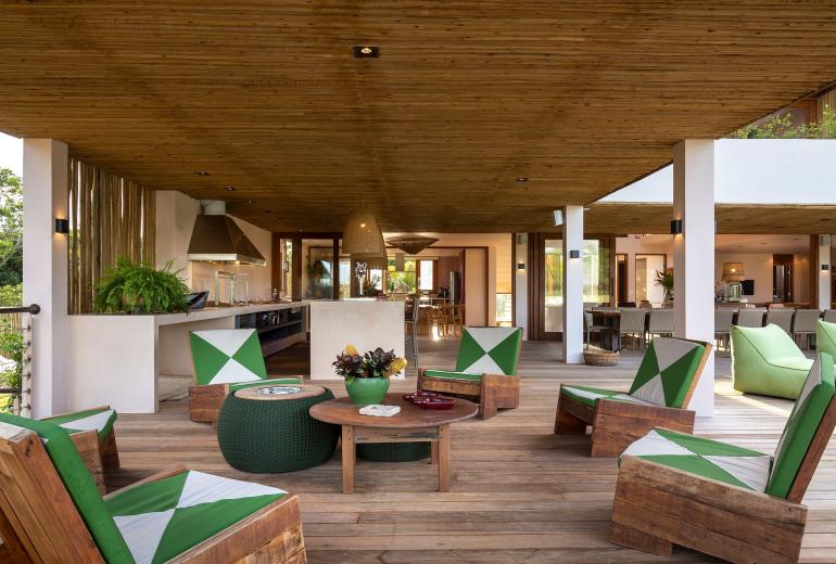 Bah092 - Casa arquitetônica de luxo em Trancoso