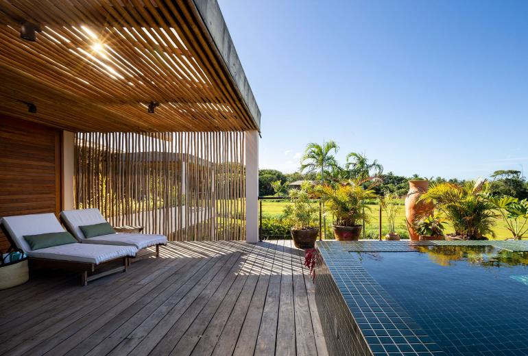 Bah092 - Casa arquitetônica de luxo em Trancoso