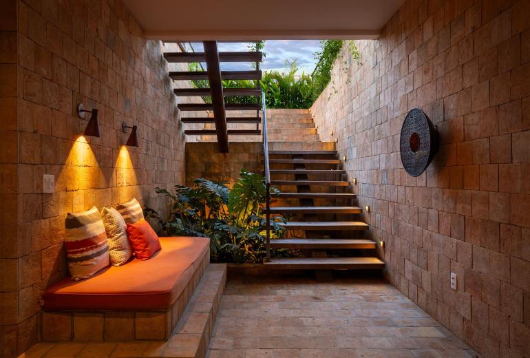 Bah092 - Casa arquitetônica de luxo em Trancoso