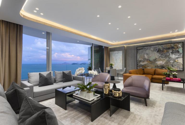Pan016 - Appartement de luxe de 3 chambres face à la mer