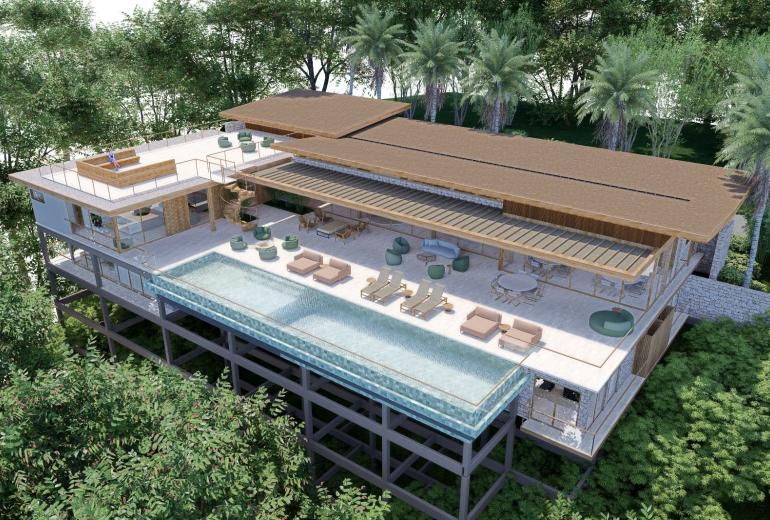 BAh255- Casa recém construída com vista mar.