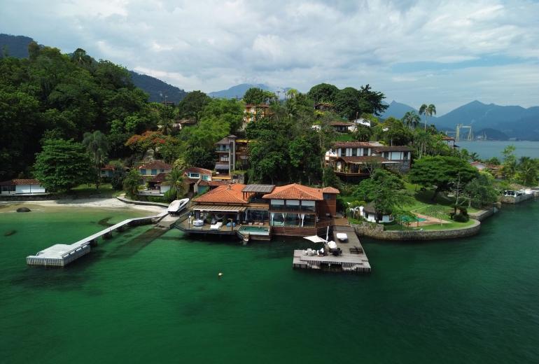 Ang064 - Maison de luxe en bord de mer à Angra dos Reis