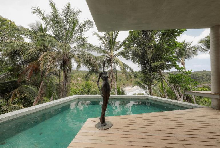 Bah177- Elegant sea view house in Itacaré