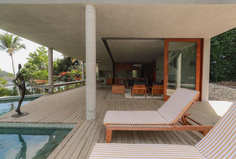 Bah177- Elegant sea view house in Itacaré