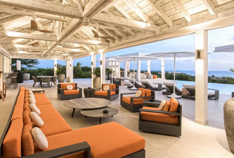 Sxm007 – Stylish sea-view villa with pool in Terres Basses