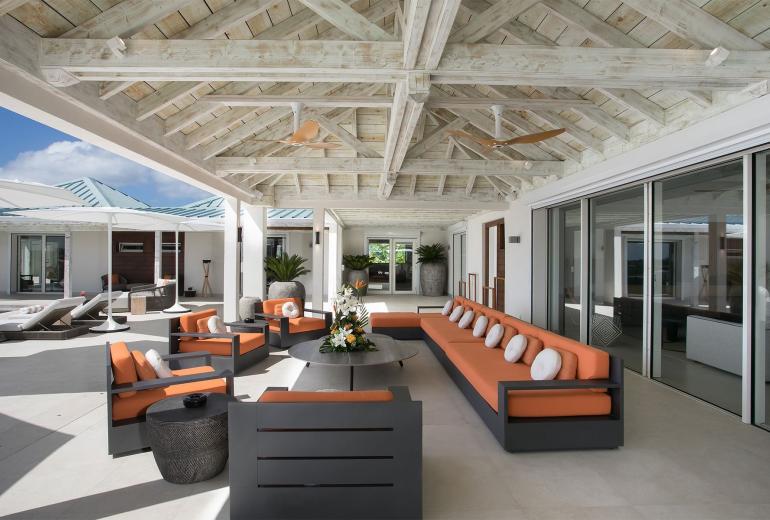 Sxm007 – Stylish sea-view villa with pool in Terres Basses