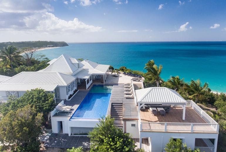 Sxm008 – Oceanview villa with garden in Baie Rouge Beach