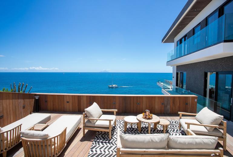 Sxm013 – Casa com vista para o mar e piscina em Indigo Bay