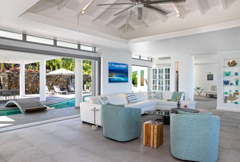 Sxm014 – Villa avec vue panoramique et piscine à Oyster Pond