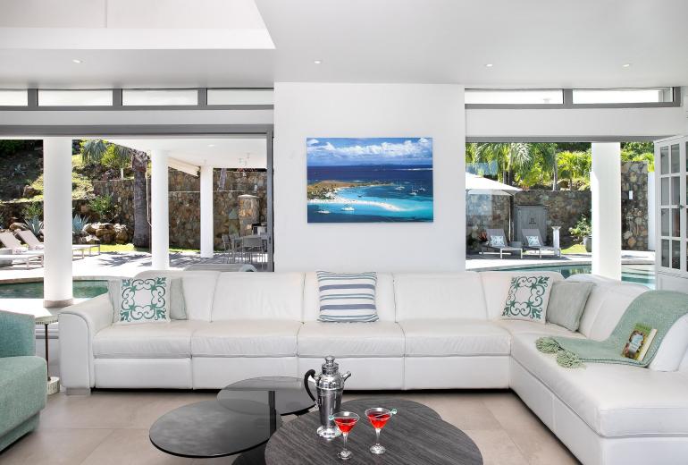 Sxm014 – Villa avec vue panoramique et piscine à Oyster Pond
