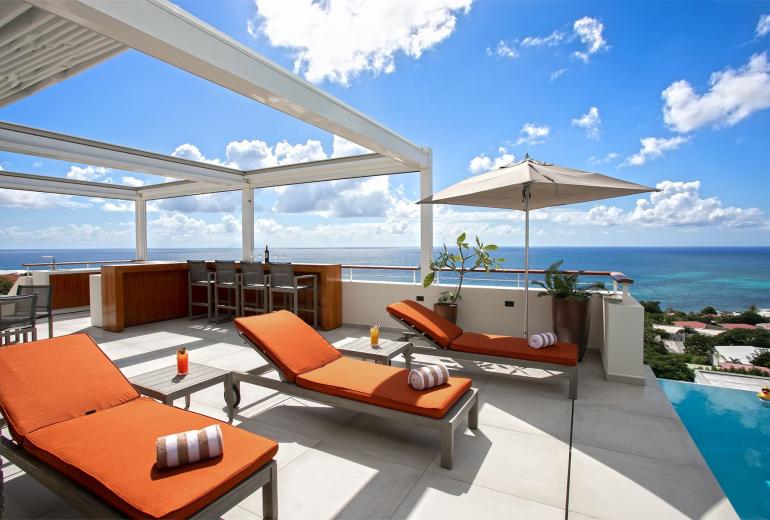 Sxm027 – Villa de luxe avec vue mer à Pelican Key
