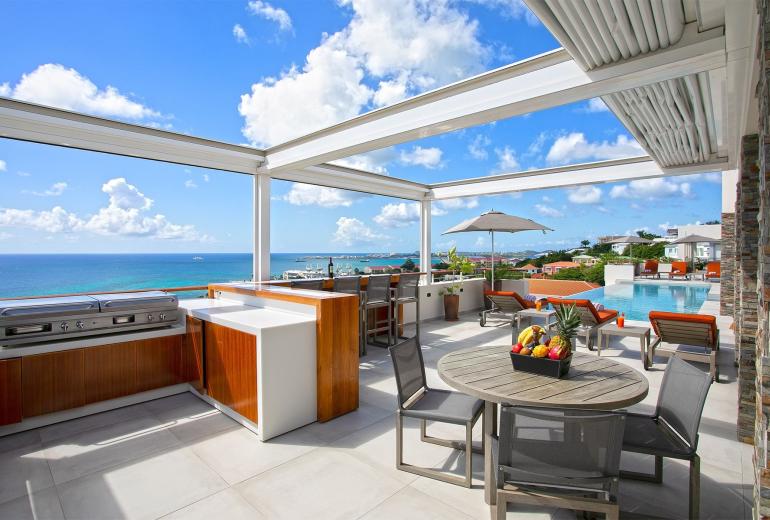 Sxm027 – Villa de luxe avec vue mer à Pelican Key