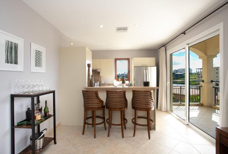 Sxm046 – Appartement moderne avec vue lagon à Cupecoy