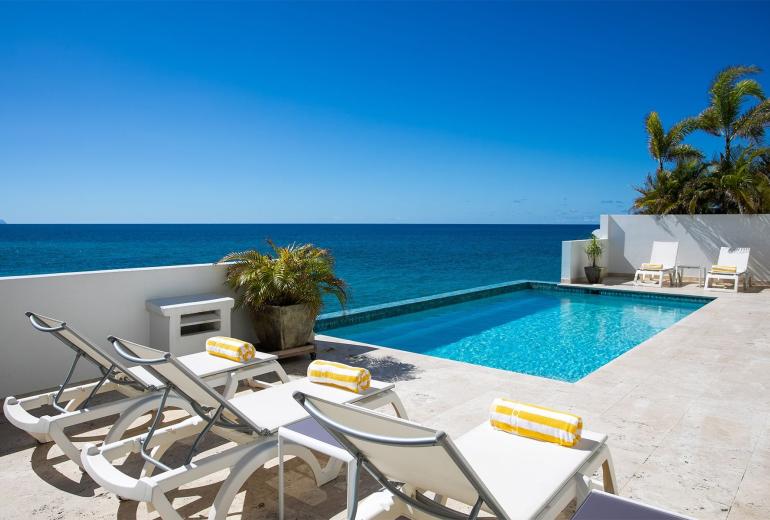 Sxm057 – Villa elegante con piscina en Cupecoy Beach