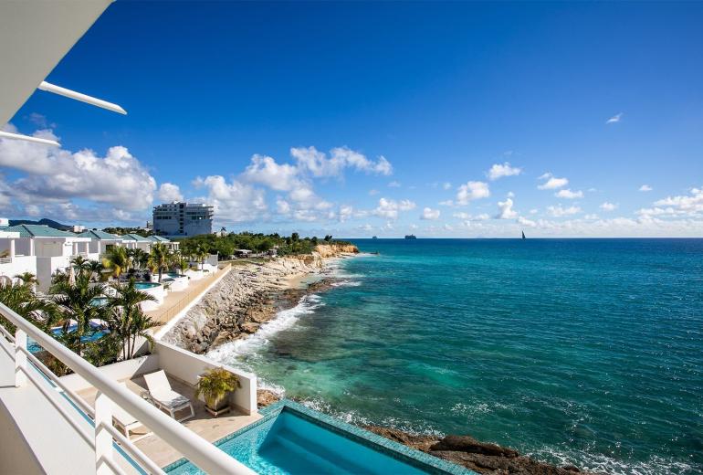 Sxm057 – Villa elegante con piscina en Cupecoy Beach