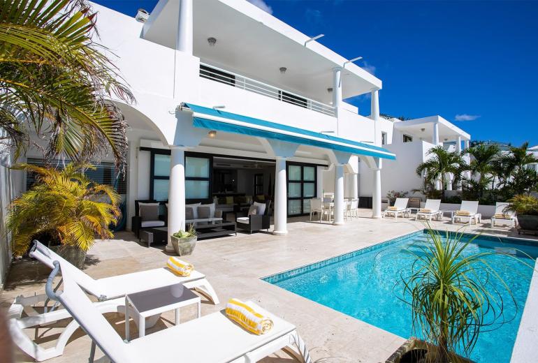 Sxm057 – Villa elegante con piscina en Cupecoy Beach