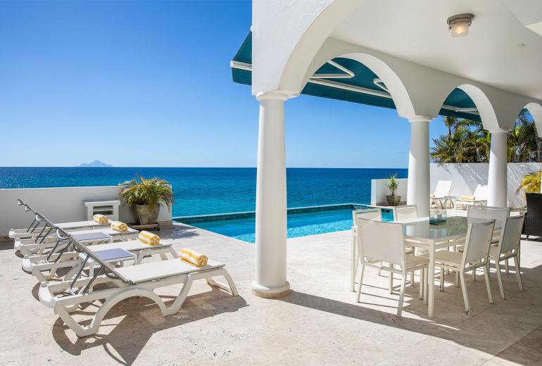 Sxm057 – Villa elegante con piscina en Cupecoy Beach