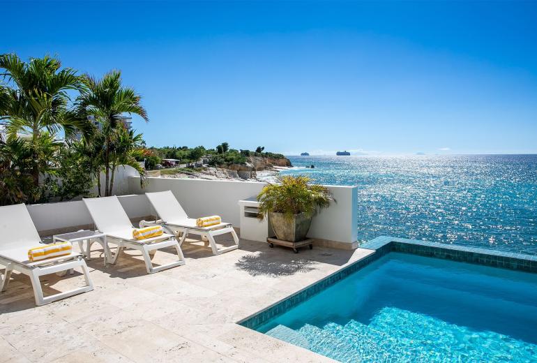 Sxm057 – Villa elegante con piscina en Cupecoy Beach