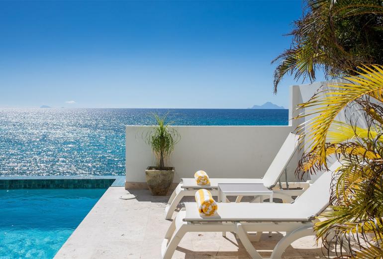 Sxm057 – Villa elegante con piscina en Cupecoy Beach