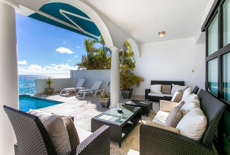 Sxm057 – Villa elegante con piscina en Cupecoy Beach