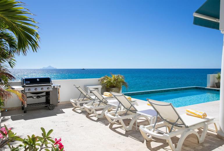 Sxm057 – Villa elegante con piscina en Cupecoy Beach