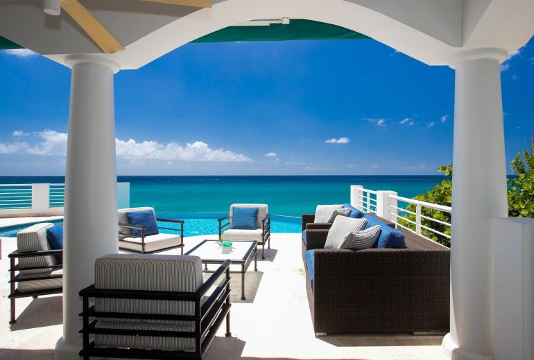 Sxm059 – Casa con vista al mar y piscina en Cupecoy