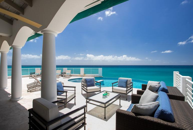 Sxm059 – Casa con vista al mar y piscina en Cupecoy