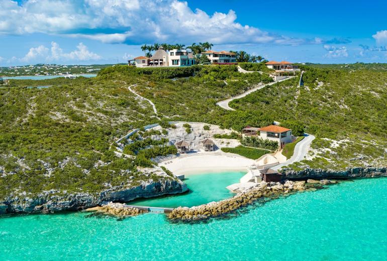 Tci013 – Villa de lujo con playa privada en Turtle Tail
