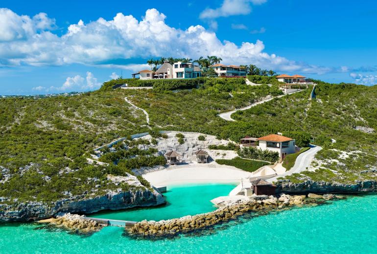 Tci013 – Villa de lujo con playa privada en Turtle Tail