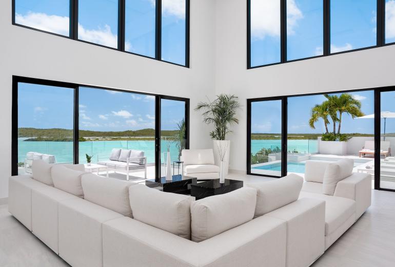 Tci017 – Villa encantadora à beira-mar em Chalk Sound