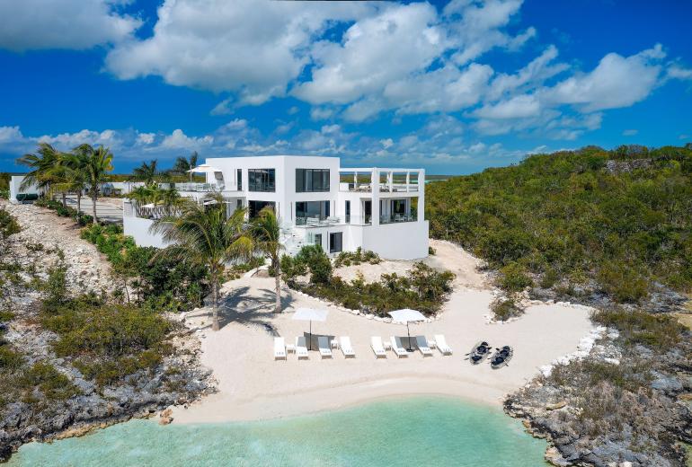 Tci017 – Villa encantadora à beira-mar em Chalk Sound
