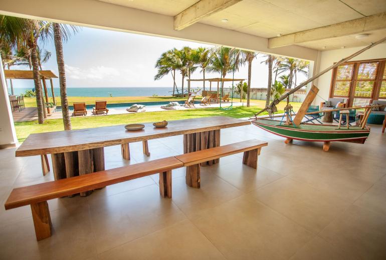 Cea077 - Casa frente mar em Pontal de Maceió