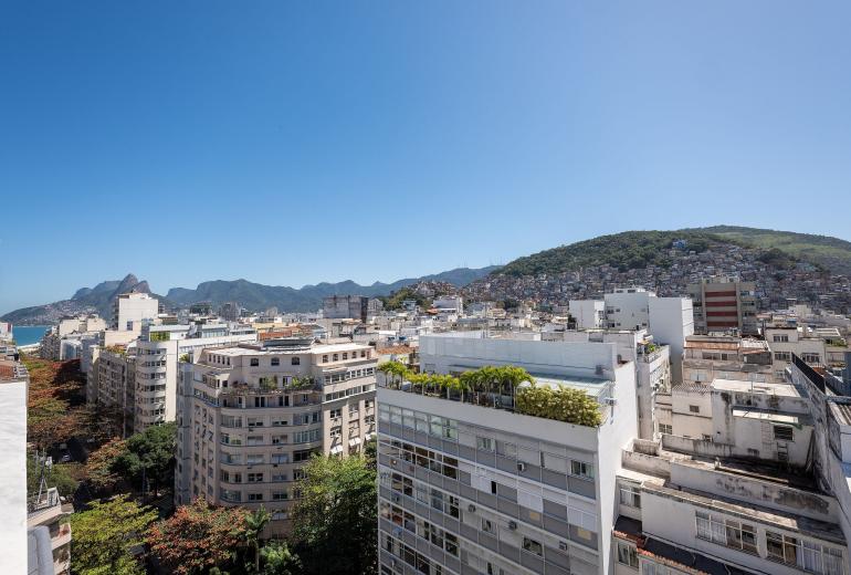 Rio210 – Cobertura de 3 quartos para aluguel de médio prazo