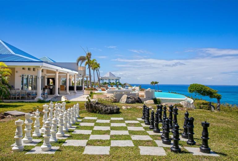 Sxm001 - Cliffside oceanview villa in Terres Basses
