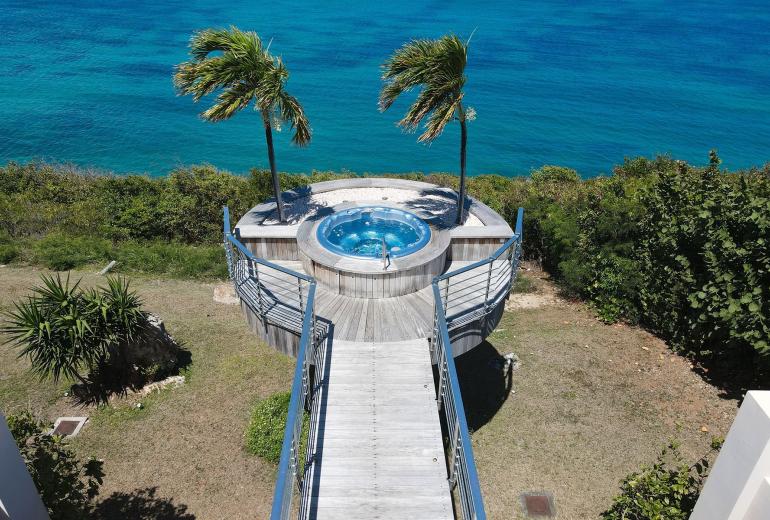 Sxm001 - Cliffside oceanview villa in Terres Basses