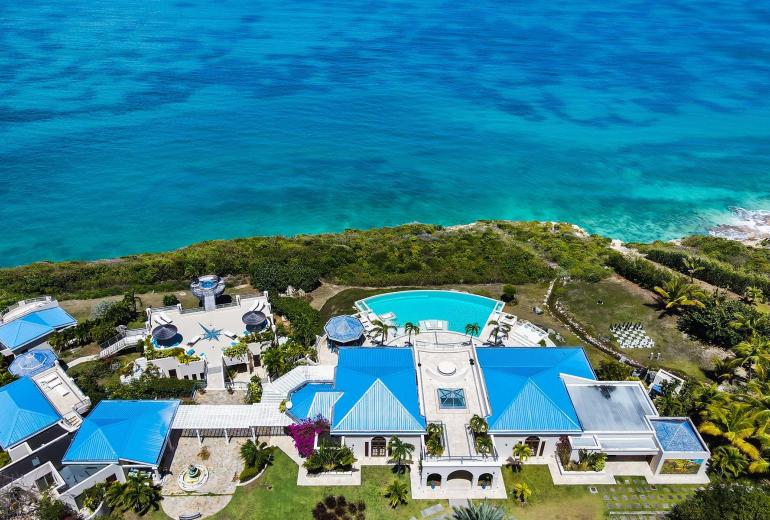 Sxm001 - Cliffside oceanview villa in Terres Basses