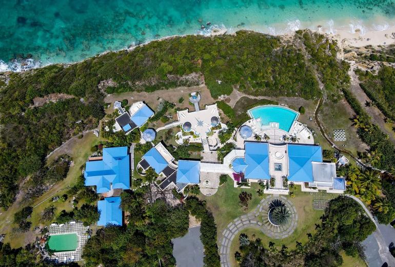 Sxm001 - Cliffside oceanview villa in Terres Basses