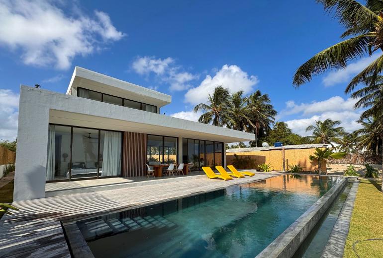 Cea075 - Casa pé na areia em Ilha de Guajiru, Ceará