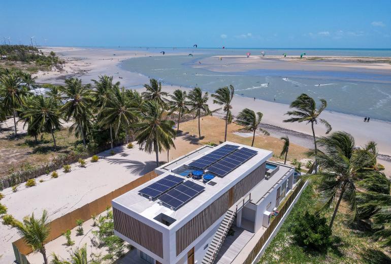 Cea075 - Casa pé na areia em Ilha de Guajiru, Ceará
