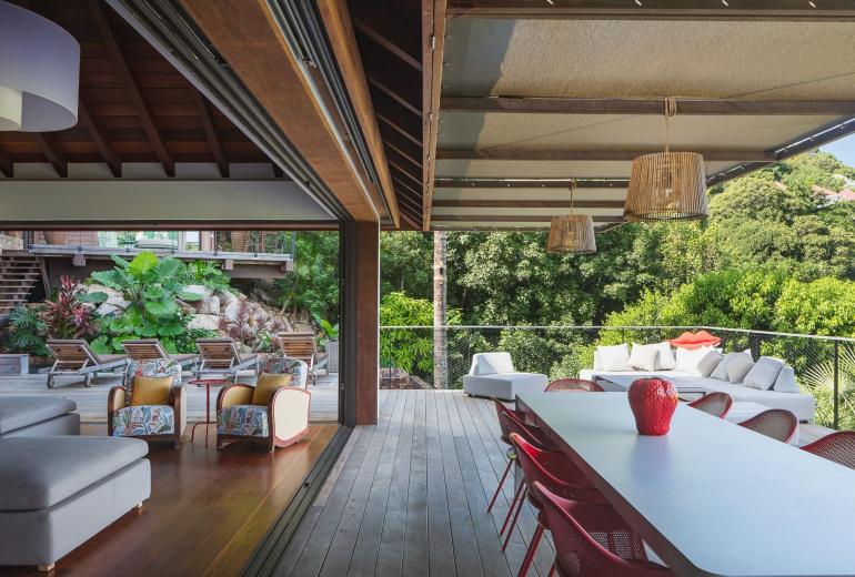 Stb004 – Villa contemporaine avec vue sur la mer à St. Jean