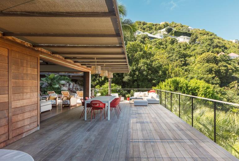 Stb004 – Villa contemporaine avec vue sur la mer à St. Jean