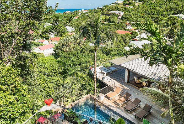 Stb004 - Villa with ocean views in St. Jean
