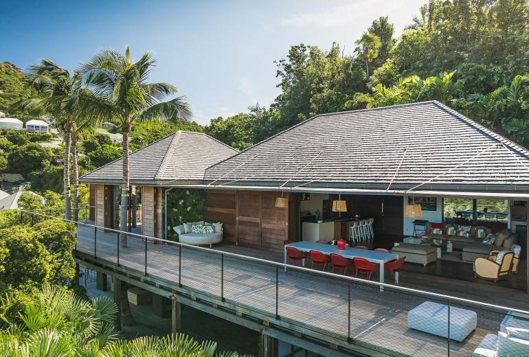 Stb004 - Villa with ocean views in St. Jean
