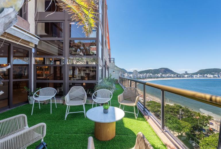 Rio037 - Cobertura de 3 quartos em Arpoador