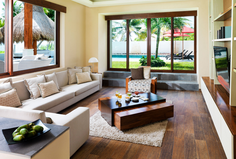 Pmo005 - Villa à beira-mar com piscina em Puerto Morelos