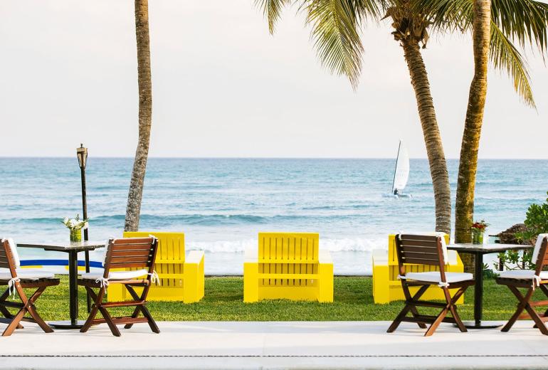 Xpu002 - Villa privée en bord de mer avec terrasses à Xpu-Ha